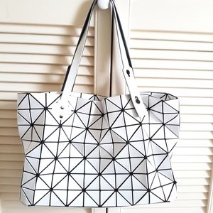 Bao Bao Issey Miyake classic tote white black